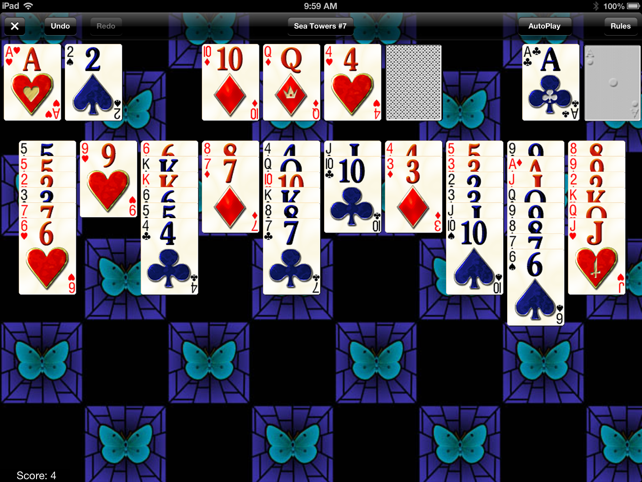 Sea Towers with Large Suit Card Set